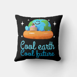 Coussin Terre fraîche, Avenir frais - Terre