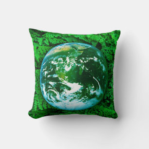 Coussin Terre verte - conscience écologique