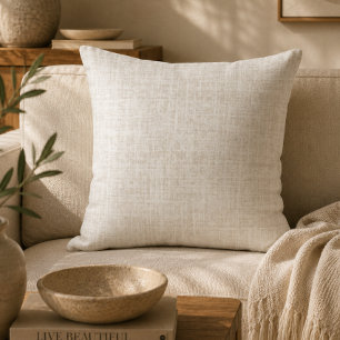 Coussin Terreux Moderne Organique Accent beige neutre