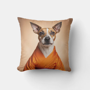 Coussin Terrier brésilien bouddhiste