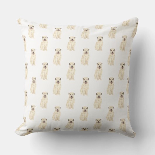 Coussin Terrier roux (Recto)