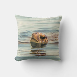 Coussin Tête au-dessus de la tortue de l'eau Ocean Wildlif