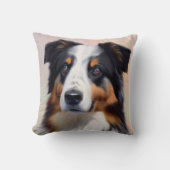 Coussin tête de berger australien (Recto)