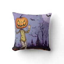Tête de Citrouille vintage Halloween Jack O' Lante