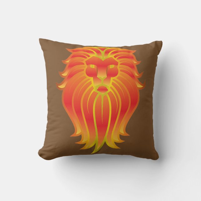 Coussin Tête de lion (Recto)