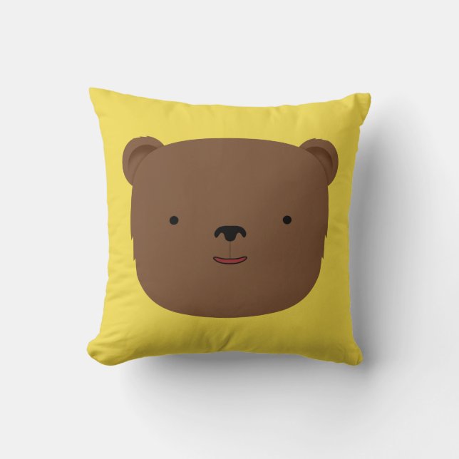 Coussin Tête de l'ours (Recto)