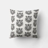 Coussin tête de tigre (Verso)
