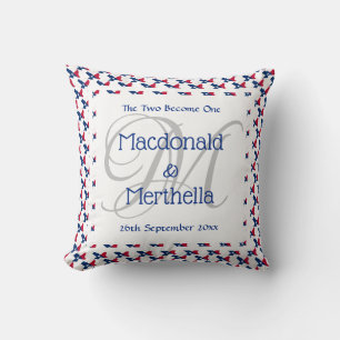Coussin TEXAS ÉTATS-UNIS Mariage Souvenir Cadeau per