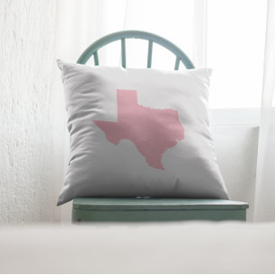 Coussin Texas rose