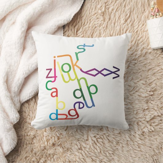 Coussin Texte brouillé (minuscule) (Couverture)