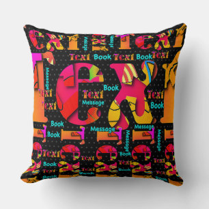 Coussin Texte de manuel Texte de message