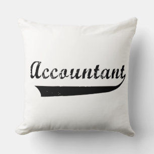 Coussin Texte du Accountant Sports Style