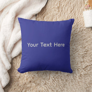 Coussin Texte personnalisé bleu marine | Bienvenue personn