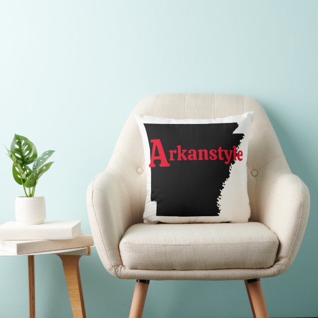 Coussin Texte rouge Arkanstyle (Chaise)