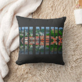 Coussin Texte Vilnius avec réflexion (Couverture)