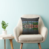 Coussin Texte Vilnius avec réflexion (Chaise)