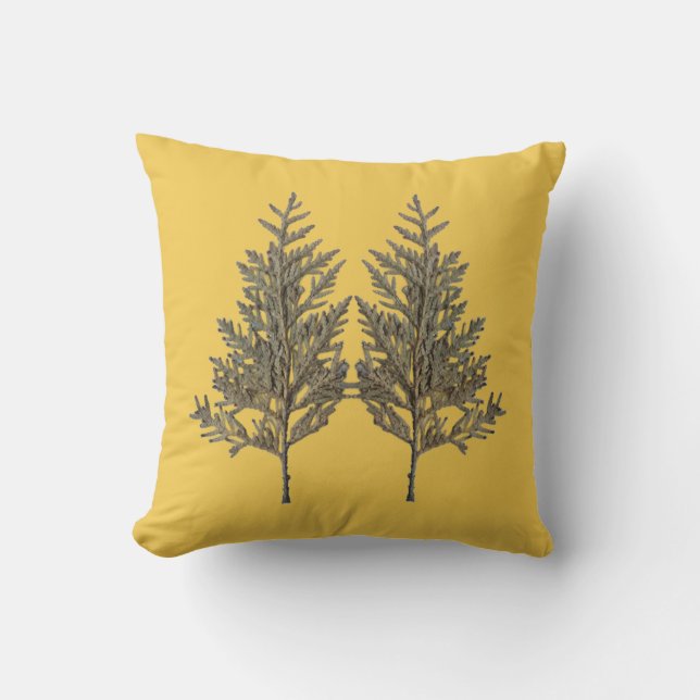 Coussin Textural Treasures of Winter on a Pillow - D2 (Recto)