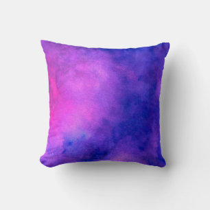 Coussin Texture Abstraite rose violet