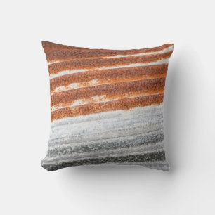 Coussin Texture ancienne surface de zinc rouillé