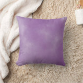Coussin Texture aquarelle violette abstraite (Couverture)