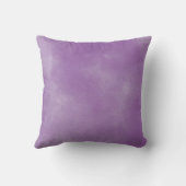 Coussin Texture aquarelle violette abstraite (Verso)