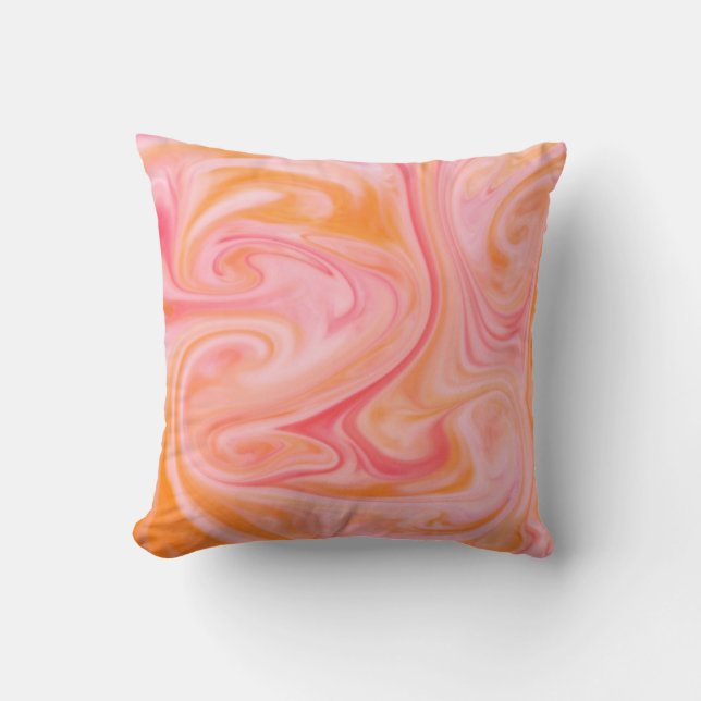 Coussin texture arrière - plan Abstraite de tourbillon ou  (Recto)