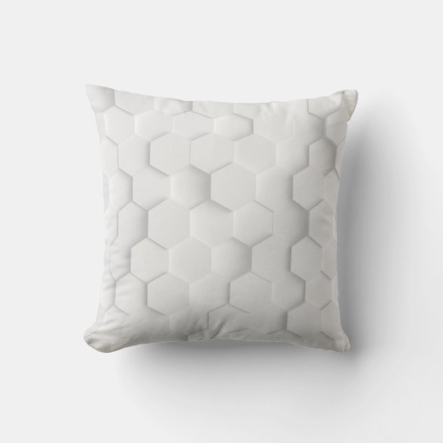Coussin Texture arrière - plan blanche. Illustration 3d, 3 (Recto)