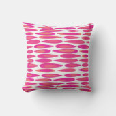 Coussin Texture aux yeux roses et violets (Recto)