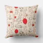 Coussin Texture avec le nounours (Verso)