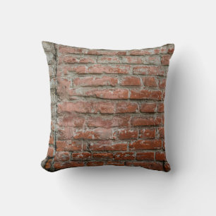 Coussin Texture. Brick. Mur. Un arrière - plan avec attrit
