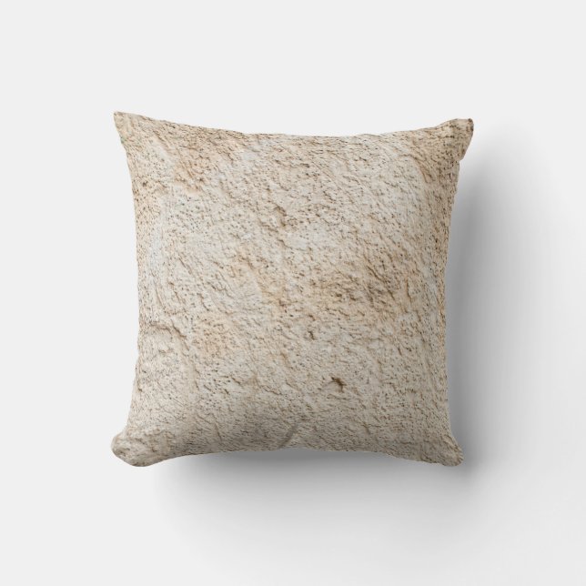 Coussin Texture claire de vieux mur antique, couche de con (Recto)