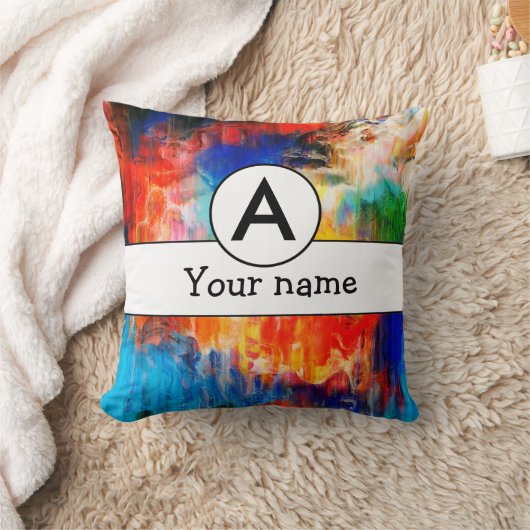 Coussin Texture colorée (Couverture)