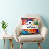 Coussin Texture colorée (Chaise)