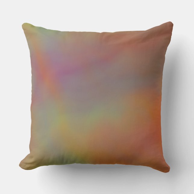 Coussin Texture de marbre rose et orange (Recto)