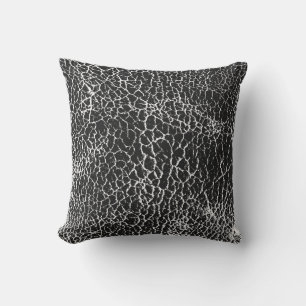 Coussin Texture de superposition désaffectée du crocodile 