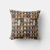 Coussin Texture des chats (Recto)