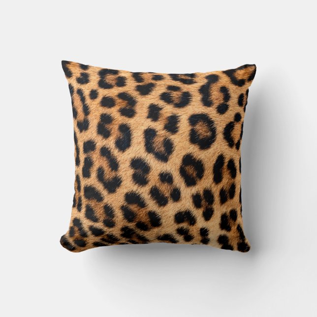 Coussin Texture d'impression de Cheetah (Recto)