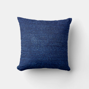 Coussin Texture du jean Denim arrière - plan en tissu