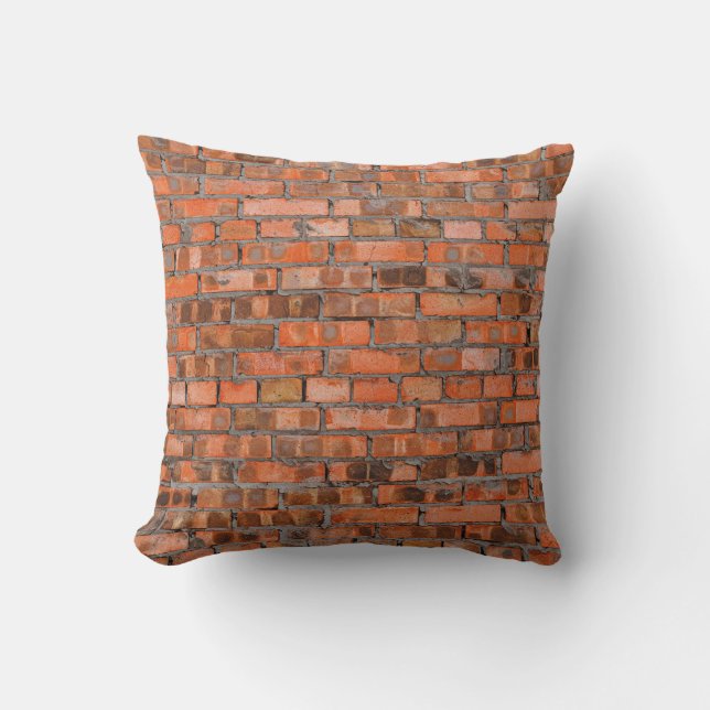Coussin Texture d'un vieux mur de brique closeupaged, arch (Recto)