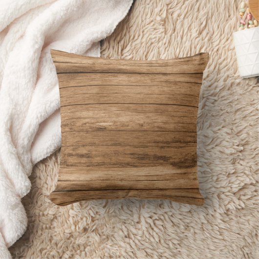 Coussin Texture en bois Brown (Couverture)