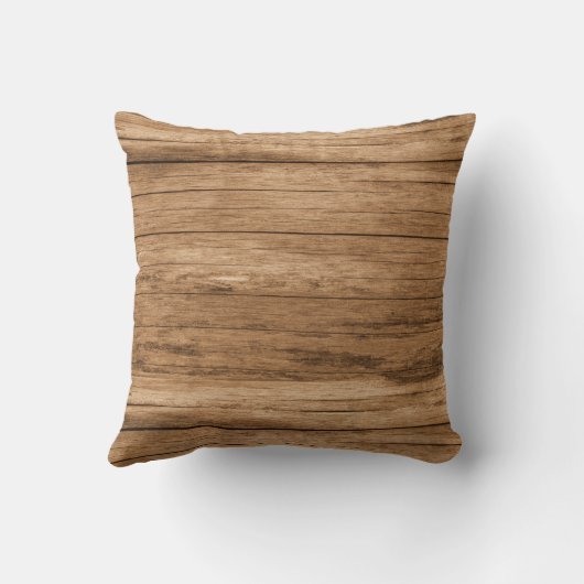 Coussin Texture en bois Brown (Verso)