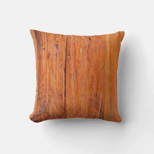 Coussin Texture en bois tropicale. abstrait, décoration ma (Recto)