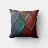 Coussin Texture en cuir artistique (Recto)