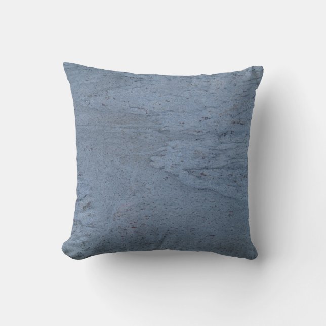 Coussin texturé en marbre bleu (Recto)
