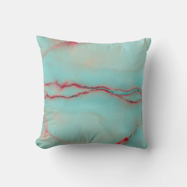 Coussin Texture en marbre de qualité Juparana avec haute r (Recto)