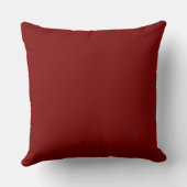 Coussin Texture florale rouge (Verso)