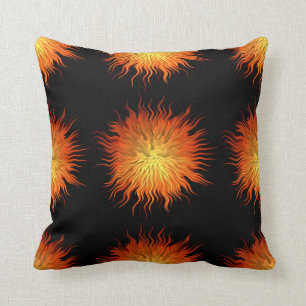 Coussin texture géométrique abstraite de poligonal