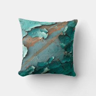 Coussin Texture métallique avec rayures et craquelures abs