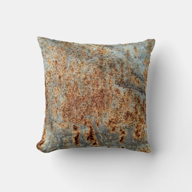 Coussin Texture métallique avec rayures et fissures. VINTA (Recto)