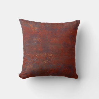 Coussin texture rouillée Abstraite : stucco réaliste